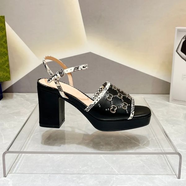 new waterproof platform women sandals ankle strap, leather g stud-detailed open-toe thick heel sandals ,heeled block luxury designer sandals, Black
new waterproof platform women sandals ankle strap, leather g stud-detailed open-toe thick heel sandals ,heeled block luxury designer sandals, Black
