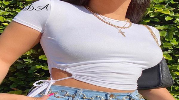 fsda o neck short sleeve crop white women casual basic bandage t shirts ladies summer 2020 party lace up 3267709
fsda o neck short sleeve crop white women casual basic bandage t shirts ladies summer 2020 party lace up 3267709