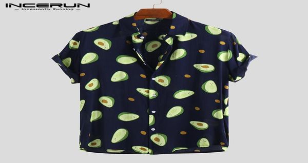 incerun summer 2019 fashion hawaiian men039s print lapel shirt casual holiday avocado streetwear personality camisa masculina 53183043, White;black
incerun summer 2019 fashion hawaiian men039s print lapel shirt casual holiday avocado streetwear personality camisa masculina 53183043, White;black