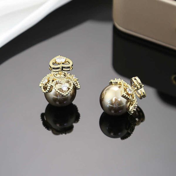 new love zircon pearl earrings 925 silver needle light luxury earrings fashion style earrings for women, Black
new love zircon pearl earrings 925 silver needle light luxury earrings fashion style earrings for women, Black