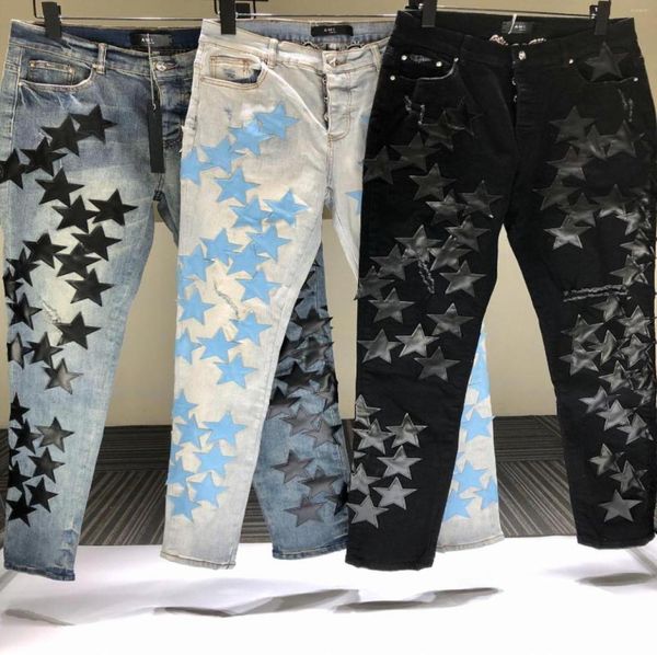 men039s jeans black blue star pattern patch street men motorcycle pant punk denim 3 color hip hop jean pantalon homme trendy4122745
men039s jeans black blue star pattern patch street men motorcycle pant punk denim 3 color hip hop jean pantalon homme trendy4122745