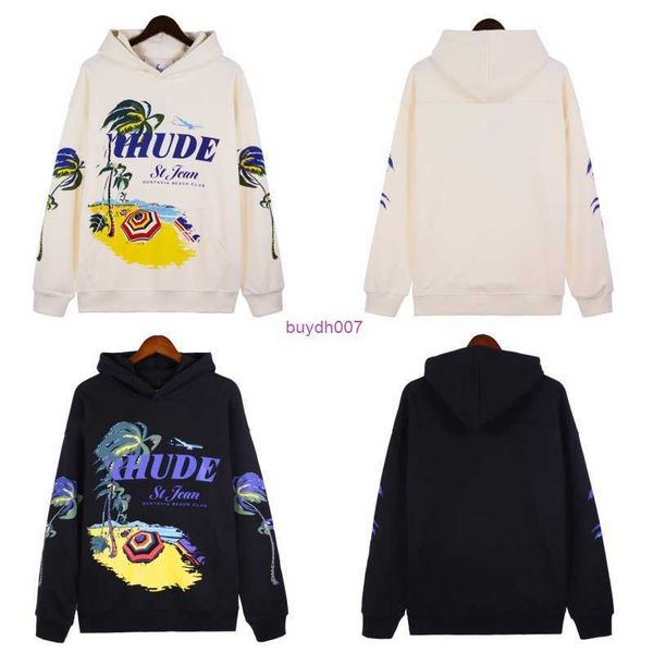bl9v men's hoodies sweatshirts high edition rhude autumn/winter new coconut tree print high street casual hoodie, Black
bl9v men's hoodies sweatshirts high edition rhude autumn/winter new coconut tree print high street casual hoodie, Black