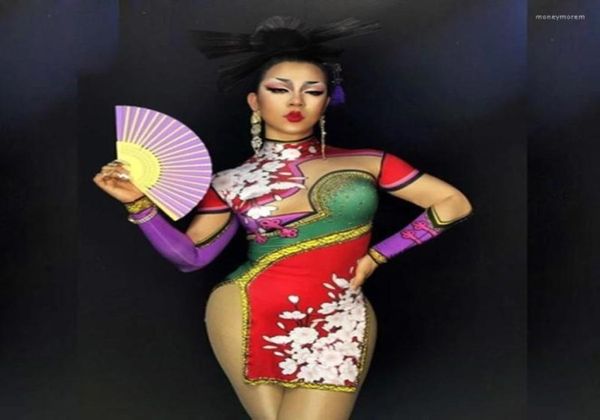 stage wear fashion floral printing women cheongsam nude bodycon dress club high slit performance costumes chinese style3878867, Black;red
stage wear fashion floral printing women cheongsam nude bodycon dress club high slit performance costumes chinese style3878867, Black;red