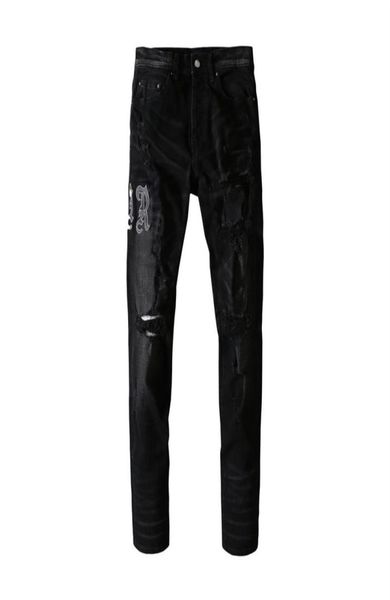 mens jeans black letters pasted with leather holes damaged thin in europe and america5028746, Blue
mens jeans black letters pasted with leather holes damaged thin in europe and america5028746, Blue