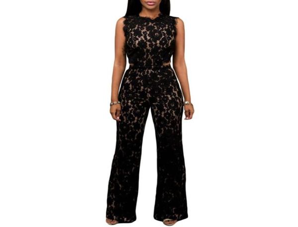 fgirl jumpsuit overalls black lace nude illusion back cutout jumpsuit rompers womens romper fg313755485852, Black;white
fgirl jumpsuit overalls black lace nude illusion back cutout jumpsuit rompers womens romper fg313755485852, Black;white