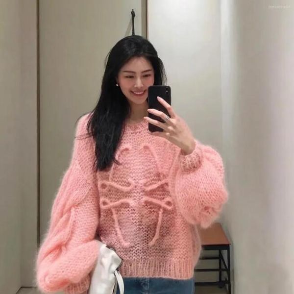 fashion luxury women's sweaters designer lantern sleeve o neck sweater women autumn and spring pullover long knit top, White;black
fashion luxury women's sweaters designer lantern sleeve o neck sweater women autumn and spring pullover long knit top, White;black