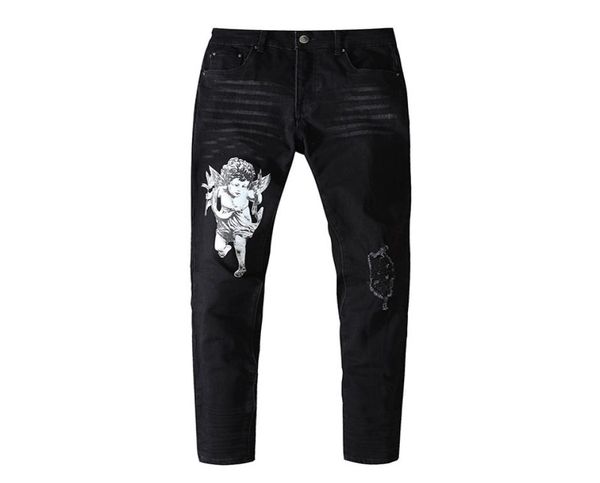 mens jeans hole angel printing new design european and american washed old pants fashion4748115, Blue
mens jeans hole angel printing new design european and american washed old pants fashion4748115, Blue