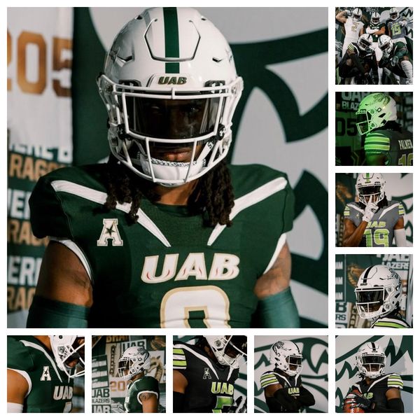 2023 new uab blazers football 14 trey miles 0 iverson hooks 88 j.c. sivley 11 damien miller 79 trey bedosky 26 taven curry 6 reise collier 5, Black
2023 new uab blazers football 14 trey miles 0 iverson hooks 88 j.c. sivley 11 damien miller 79 trey bedosky 26 taven curry 6 reise collier 5, Black