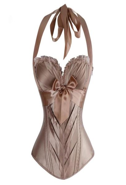 elegant halter floral print satin overbust corset lace up bustier waist cincher body shaper corsets and bustiers espartilho9970273, Black;white
elegant halter floral print satin overbust corset lace up bustier waist cincher body shaper corsets and bustiers espartilho9970273, Black;white