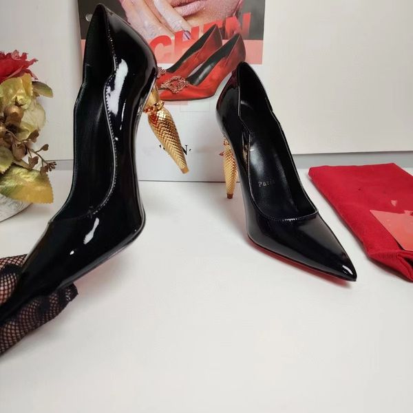 famous summer 2023 sandals shoes for women polished calfskin patent leather lady gold-plated carbon gladiator sandalias party wedding eu35-4, Black
famous summer 2023 sandals shoes for women polished calfskin patent leather lady gold-plated carbon gladiator sandalias party wedding eu35-4, Black