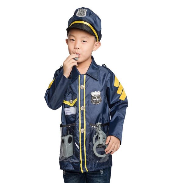 kids child police icer policeman cop costume cosplay kindergarten role play house kit set for boys halloween dress up5282190, Black;red
kids child police icer policeman cop costume cosplay kindergarten role play house kit set for boys halloween dress up5282190, Black;red