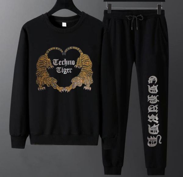 s-4xl rhinestones anime graphic men's fashion classic sweatshirt suit pants set men's streetwear suit set sportswear set, Gray
s-4xl rhinestones anime graphic men's fashion classic sweatshirt suit pants set men's streetwear suit set sportswear set, Gray
