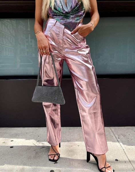 women s pants s sifreyr metallic pu leather straight women sparkling high waist loose trousers 2023 fashion streetwear y2k clothes7991520, Black;white
women s pants s sifreyr metallic pu leather straight women sparkling high waist loose trousers 2023 fashion streetwear y2k clothes7991520, Black;white