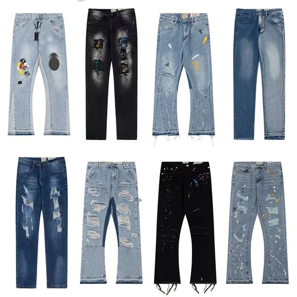 designer jeans designer pants ripped jeans men women straight leg bootcut jeans fashion retro street wear loose casual jeans mens pants trou, Blue
designer jeans designer pants ripped jeans men women straight leg bootcut jeans fashion retro street wear loose casual jeans mens pants trou, Blue