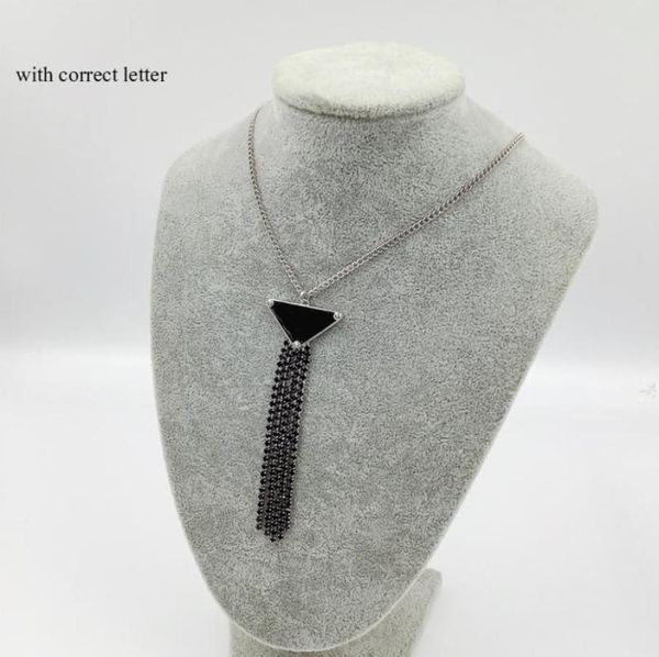 women triangle pendant necklace with stamp letter tassel necklaces for gift party jewelry accessories3059196, Silver
women triangle pendant necklace with stamp letter tassel necklaces for gift party jewelry accessories3059196, Silver