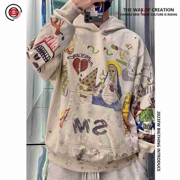 men's hoodies sweatshirts saint michael virgin hand painted graffiti american casual hoodie high street loose sweatshirt for couples u4, Black
men's hoodies sweatshirts saint michael virgin hand painted graffiti american casual hoodie high street loose sweatshirt for couples u4, Black