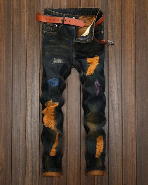 european and american personality to do old straight men039s vintage fashion pants jeans1121928, Blue
european and american personality to do old straight men039s vintage fashion pants jeans1121928, Blue