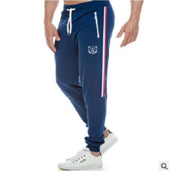 new designer fashion joggers sweatpants men running sport skinny pants gym fitness sportswear tracksuit trousers male training tra349g, Black
new designer fashion joggers sweatpants men running sport skinny pants gym fitness sportswear tracksuit trousers male training tra349g, Black