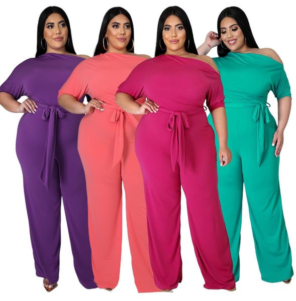 xl4xl one shoulder plus size long jumpsuits women high waist belt half sleeve wide leg bodysuit office lady one piece bodysuits6502203, Black;white
xl4xl one shoulder plus size long jumpsuits women high waist belt half sleeve wide leg bodysuit office lady one piece bodysuits6502203, Black;white