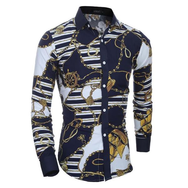 men flower shirt autumn 3d printing fashion casual slim fit hawaiian dress shirts camisa masculina chemise homme217i, White;black
men flower shirt autumn 3d printing fashion casual slim fit hawaiian dress shirts camisa masculina chemise homme217i, White;black