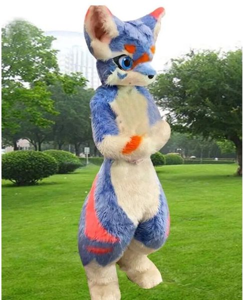 blue husky fox mid-length fur one mascot costume walking halloween christmas eh large-scale event suit role-playing, Red;yellow
blue husky fox mid-length fur one mascot costume walking halloween christmas eh large-scale event suit role-playing, Red;yellow