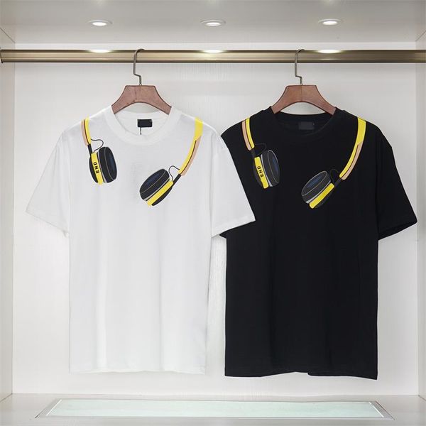 2023 summer trend brand chest men and women with the same light luxury round neck fashion men's printed short sleeve base t-shirt, White;black
2023 summer trend brand chest men and women with the same light luxury round neck fashion men's printed short sleeve base t-shirt, White;black