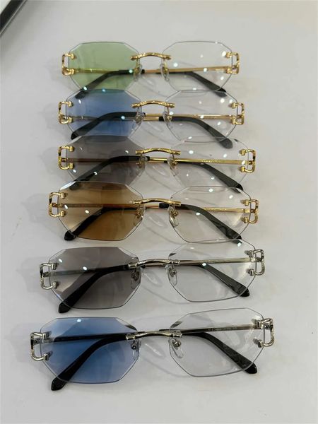 men luxury designer sunglasses outdoor fashion zonnebril women vintage frameless square small rimless eyewear avant-garde design change colo, White;black
men luxury designer sunglasses outdoor fashion zonnebril women vintage frameless square small rimless eyewear avant-garde design change colo, White;black