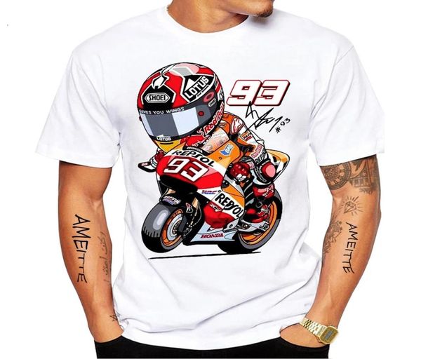 ameitte summer fashion men short sleeve t shirt marc signature 93 design print tshirt funny boy casual moto man white tees3725240, White;black
ameitte summer fashion men short sleeve t shirt marc signature 93 design print tshirt funny boy casual moto man white tees3725240, White;black