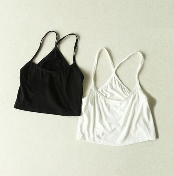klv women crop camisole summer slim sleeveless spaghetti strap cotton tank blackwhite new6550547, Black;white
klv women crop camisole summer slim sleeveless spaghetti strap cotton tank blackwhite new6550547, Black;white