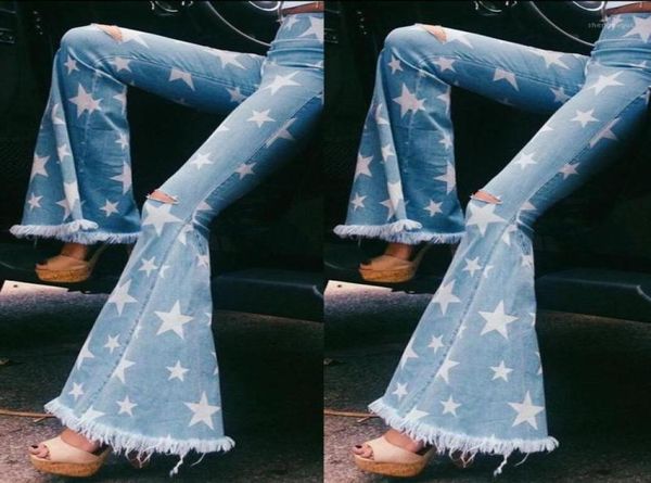 women039s jeans woman fashion skinny star shape printed with tassel stretchy denim high street bell bottoms vintage flare 9832127, Blue
women039s jeans woman fashion skinny star shape printed with tassel stretchy denim high street bell bottoms vintage flare 9832127, Blue