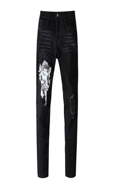 mens jeans hole angel printing new design european and american washed old pants fashion7657259, Blue
mens jeans hole angel printing new design european and american washed old pants fashion7657259, Blue