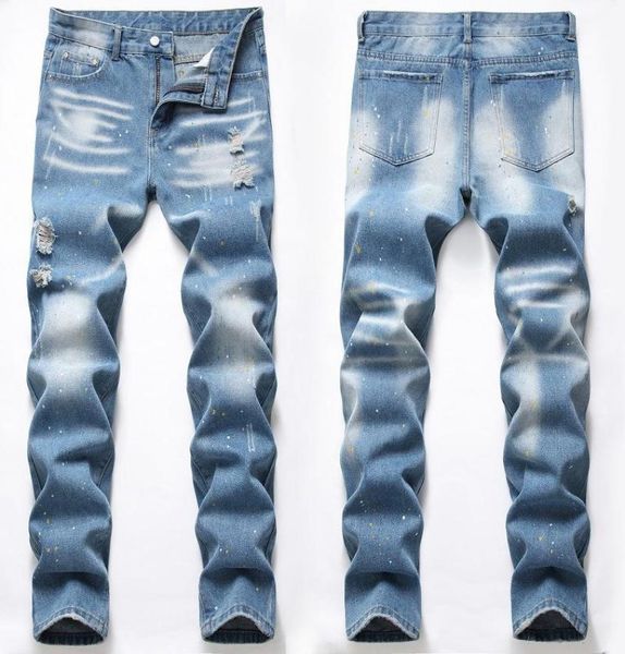 men039s jeans denim men ripped elastic retro blue casual trousers long cotton slim fit skinny hip hop jean pants7157258
men039s jeans denim men ripped elastic retro blue casual trousers long cotton slim fit skinny hip hop jean pants7157258