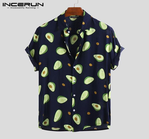 incerun summer 2019 fashion hawaiian men039s print lapel shirt casual holiday avocado streetwear personality camisa masculina 51669190, White;black
incerun summer 2019 fashion hawaiian men039s print lapel shirt casual holiday avocado streetwear personality camisa masculina 51669190, White;black