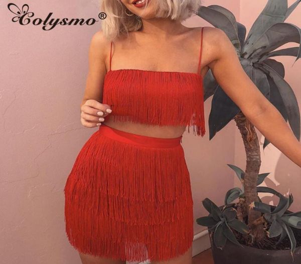 colysmo tassel dress red fringed summer dress elegant women two pieces white mini club party dresses ladies vestidos8765776, White;black
colysmo tassel dress red fringed summer dress elegant women two pieces white mini club party dresses ladies vestidos8765776, White;black