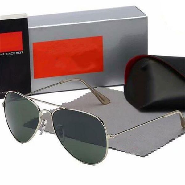 Image of Sunglasses Vintage Pilot Brand Sun Glasses Band Polarized UV400 Men Women Ben Sunglasses With Box and Case 3025234I