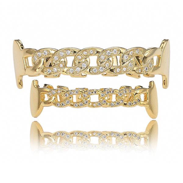 hip hop dental teeth grillz shiny zircon dentures fangs men women hollowed out gold grills teeth set fashion jewelry gold silver black 6 bot
hip hop dental teeth grillz shiny zircon dentures fangs men women hollowed out gold grills teeth set fashion jewelry gold silver black 6 bot