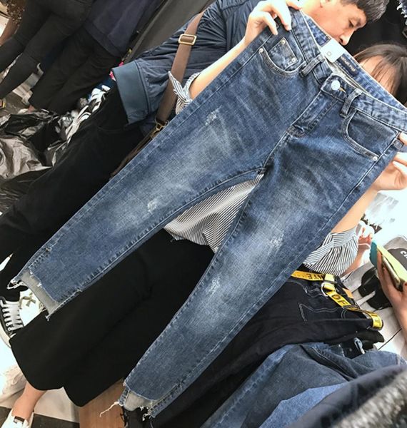 womens summer clothes slim pant high waist stretch ripped jeans women nine minutes pants plus size s4xl3422682, Blue
womens summer clothes slim pant high waist stretch ripped jeans women nine minutes pants plus size s4xl3422682, Blue