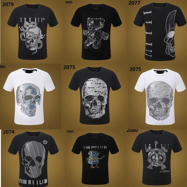 pp fashion men's tees designer t-shirt phillip plain summer rhinestone short sleeve round neck shirt tee skulls print st240c, White;black
pp fashion men's tees designer t-shirt phillip plain summer rhinestone short sleeve round neck shirt tee skulls print st240c, White;black