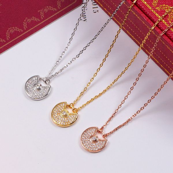 fashion circle pendant necklace classic diamond necklaces 3 colors chain necklace hollow designer girls necklaces jewelry, Silver
fashion circle pendant necklace classic diamond necklaces 3 colors chain necklace hollow designer girls necklaces jewelry, Silver