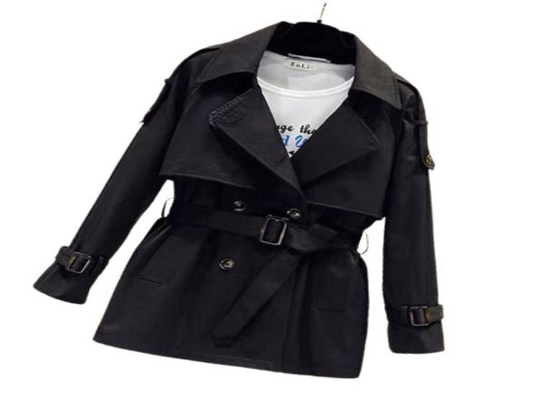 new fashion women short trench coat autumn winter vintage belt double breasted khaki windbreaker outwear slim ice coat y53814676199, Tan;black
new fashion women short trench coat autumn winter vintage belt double breasted khaki windbreaker outwear slim ice coat y53814676199, Tan;black