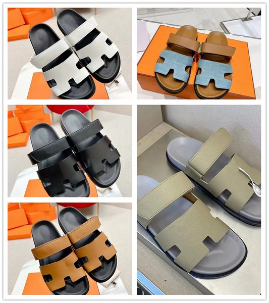 summer luxury brand men chypre sandals shoes adjustable strap slip on slippers comfortable casual walking calfskin leather slide beach flats, Black
summer luxury brand men chypre sandals shoes adjustable strap slip on slippers comfortable casual walking calfskin leather slide beach flats, Black