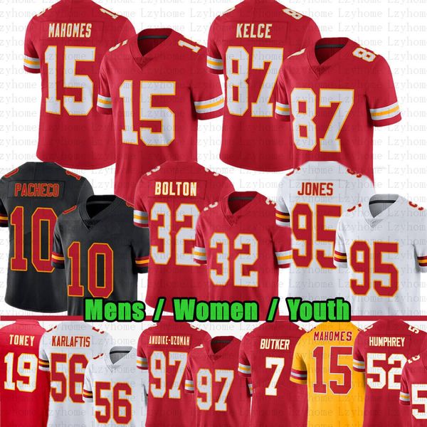 patrick mahomes travis kelce isaih pacheco football jersey chris jones harrison butker nick bolton kansases city justyn ross chiefes kadariu, Black;red
patrick mahomes travis kelce isaih pacheco football jersey chris jones harrison butker nick bolton kansases city justyn ross chiefes kadariu, Black;red