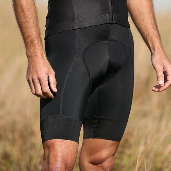 Image of High quality Pro black Cycling bib shorts with Gel Pad cycling shorts men bottom Ciclismo Italy Silicon grippers can Custom314L
