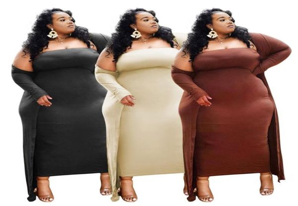 plus size women clothing solid dress sers two piece party dress 2021 new arrivals whole dress4200577, Black
plus size women clothing solid dress sers two piece party dress 2021 new arrivals whole dress4200577, Black