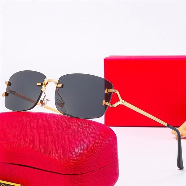 designer red sunglasses for women man sun glasses fashion classic rimless gold metal frame cart eyeglasses goggle outdoor beach mu275c, White;black
designer red sunglasses for women man sun glasses fashion classic rimless gold metal frame cart eyeglasses goggle outdoor beach mu275c, White;black