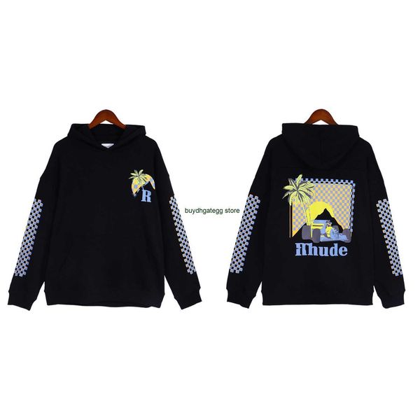 dntn men's hoodies sweatshirts high edition rhude autumn/winter new sunset coconut tree print high street casual hoodie, Black
dntn men's hoodies sweatshirts high edition rhude autumn/winter new sunset coconut tree print high street casual hoodie, Black
