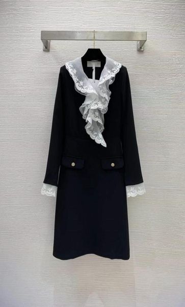 milan runway dresses 2023 spring summer v neck long sleeve panelled women039s designer sundress brand same style dress 112629735288, Black
milan runway dresses 2023 spring summer v neck long sleeve panelled women039s designer sundress brand same style dress 112629735288, Black