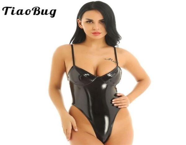 tiaobug women black patent leather push up cup high cut thong bodysuit adjustable straps swimwear monokini bathing suit y20092934757, White;black
tiaobug women black patent leather push up cup high cut thong bodysuit adjustable straps swimwear monokini bathing suit y20092934757, White;black