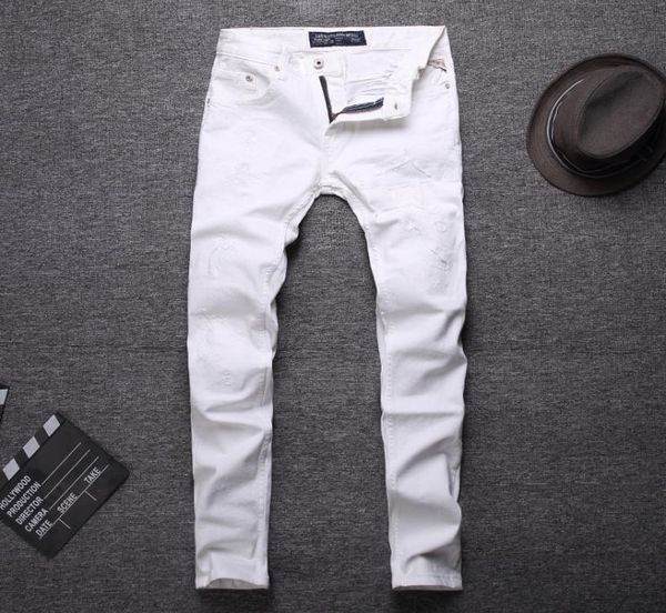 vintage designer men jeans white slim fit ripped jeans men pencil pants elastic fashion streetwear hip hop5977378, Blue
vintage designer men jeans white slim fit ripped jeans men pencil pants elastic fashion streetwear hip hop5977378, Blue