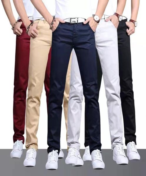 men039s pants spring and summer 98 cotton pants men business slim elastic casual black khaki fit straight pant trousers male4577176
men039s pants spring and summer 98 cotton pants men business slim elastic casual black khaki fit straight pant trousers male4577176